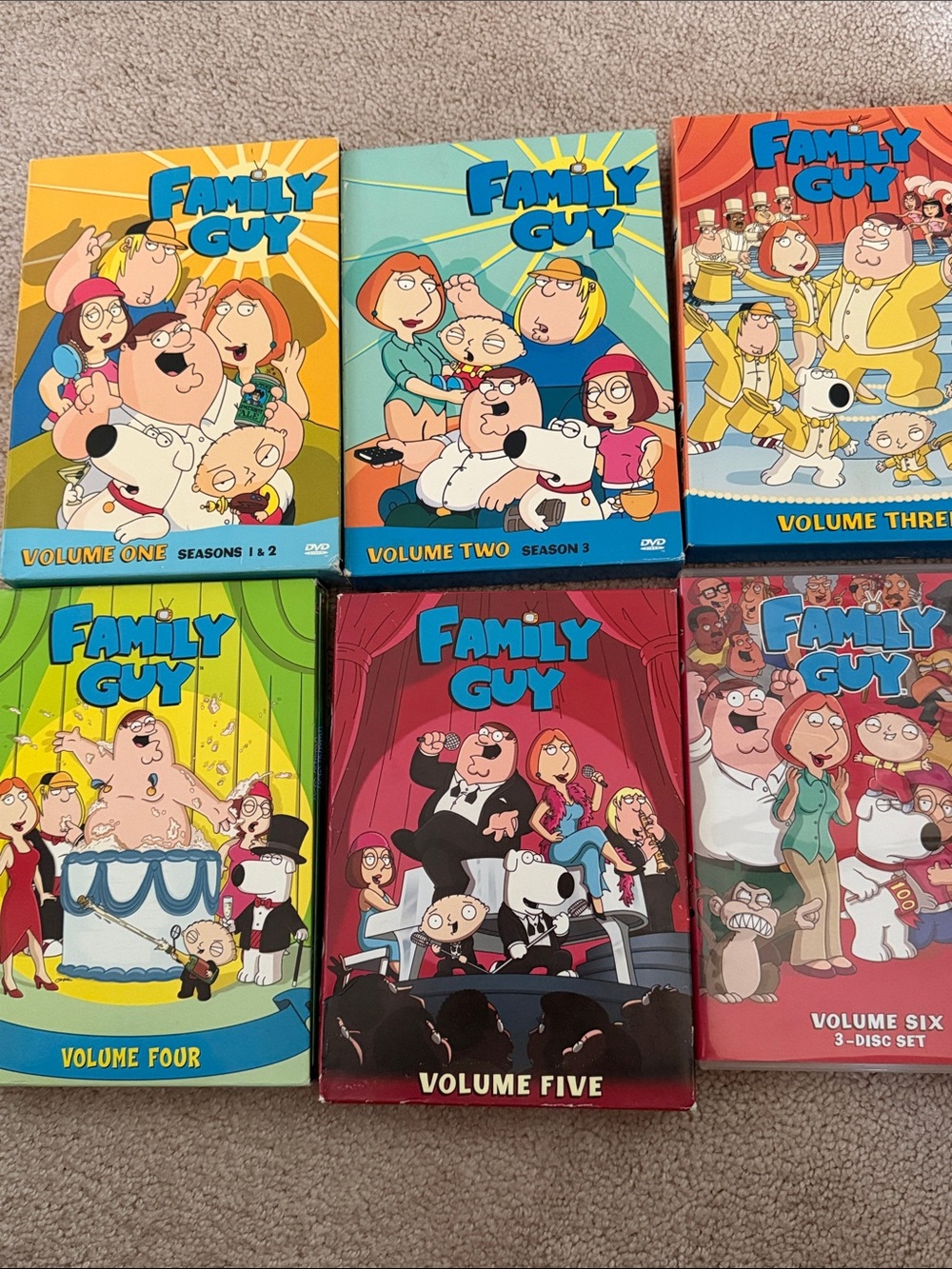 Family Guy Complete Volumes 1-6 DVD Box Set